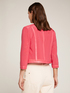 Short jacket with tulle inserts image number 1