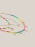 Collana multifilo con charms image number 1