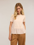 Sweater with georgette ruffle image number 0