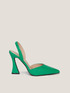 Slingback court shoes with spool heel image number 0