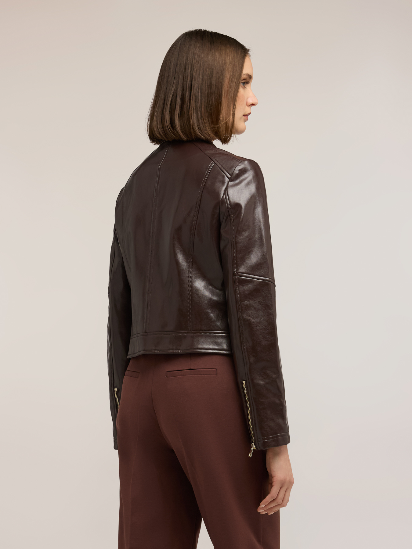 Jacke mit Rei&szlig;verschluss und Stehkragen image number 1