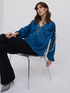 Satin V-neck blouse image number 0