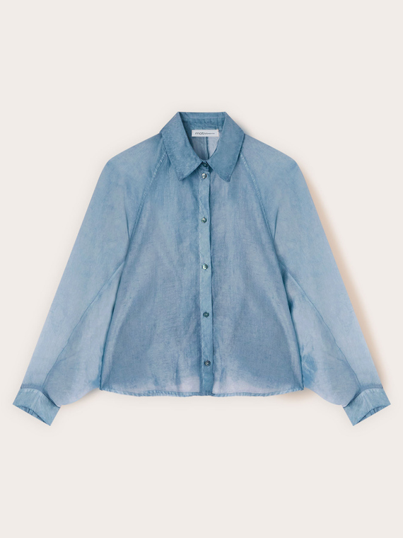 Camicia over misto lyocell