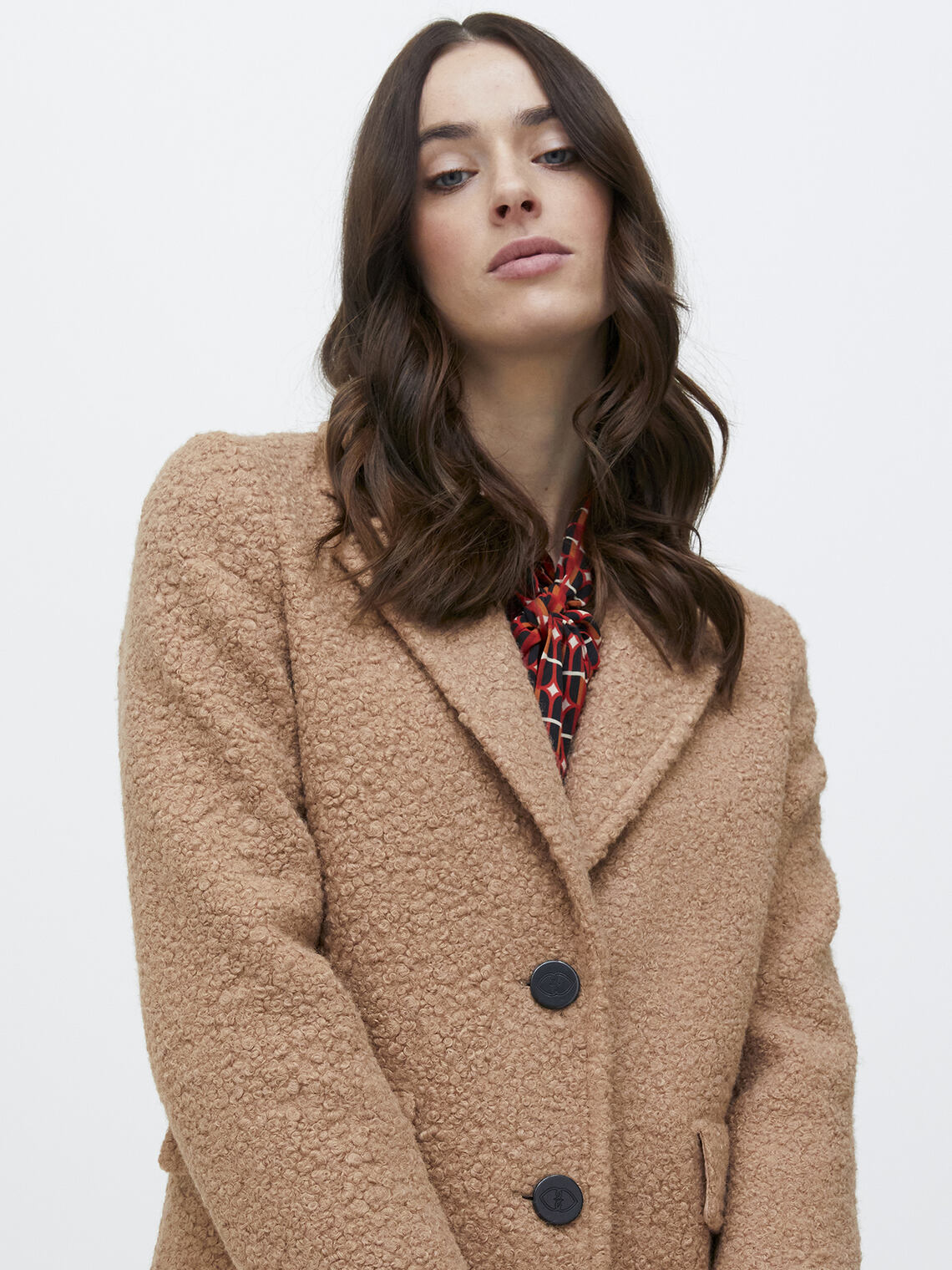 cappotto boucle motivi