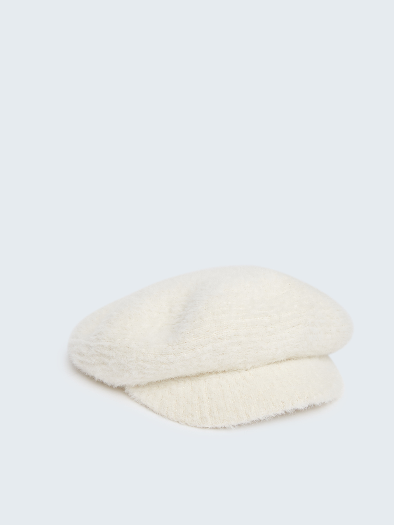 Plush knit hat image number 0