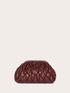 Quilted clutch with chain shoulder strap image number 2