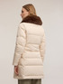 Long down jacket with high collar image number 1