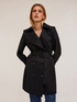 Double-breasted technical fabric trench-coat image number 0