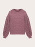 Jersey con mangas anchas de punto trenzado image number 4