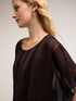 Poncho en maille lurex image number 0