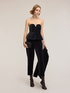 Velvet bustier top with sweetheart neckline image number 0