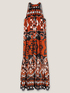 Oversize-Kleid mit Volant mit Ethno-Muster image number 4