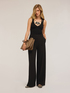 Palazzo pants with side stripe image number 3