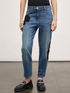 Boyfit-Jeans mit Stickerei image number 0