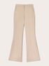 Flare pants with pressed crease image number 4