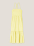 Langes Kleid mit Volant aus Popeline image number 4