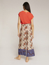 Ethnic pattern loose trousers image number 1