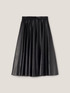 Jupe cloche en simili-cuir image number 3