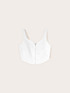 Top bustier en m&eacute;lange lin lyocell image number 4
