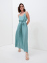 Vestito lungo in raso image number 1
