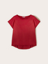 Two-tone cotton blend T-shirt image number 3