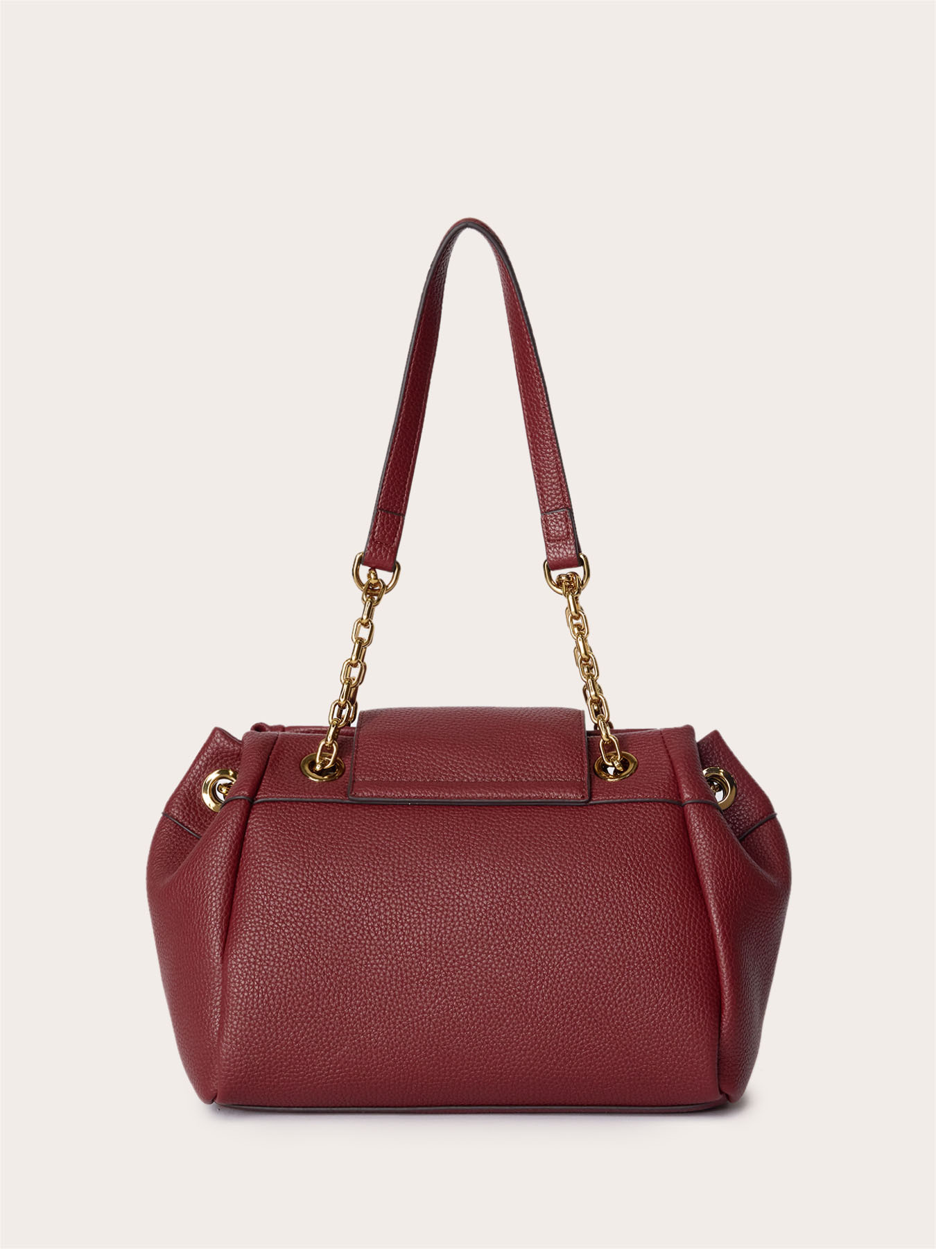 Geantă de umăr cu lanț auriu image number 2