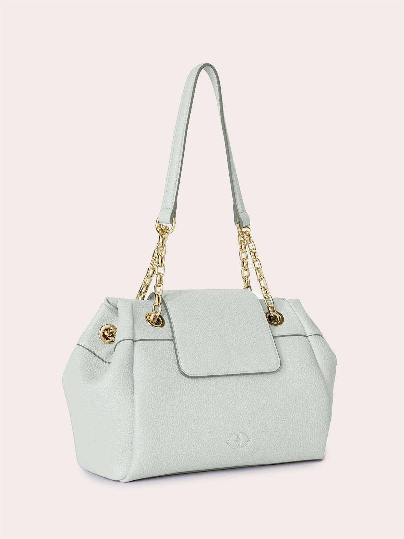 Borsa a spalla con catena dorata image number 3