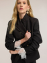 Blazer doppiopetto con revers a lancia image number 3