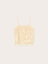 Tulle top with fringes image number 4