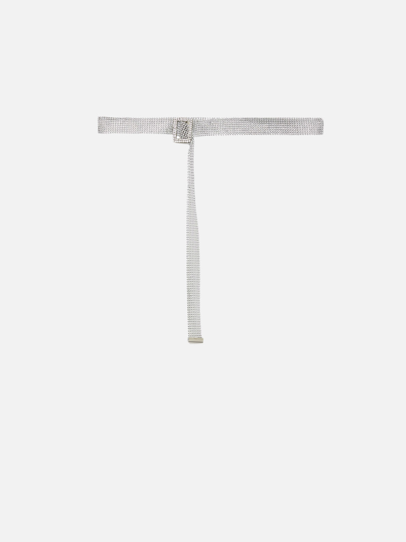 Cintura a maglia metallica gioiello image number 0