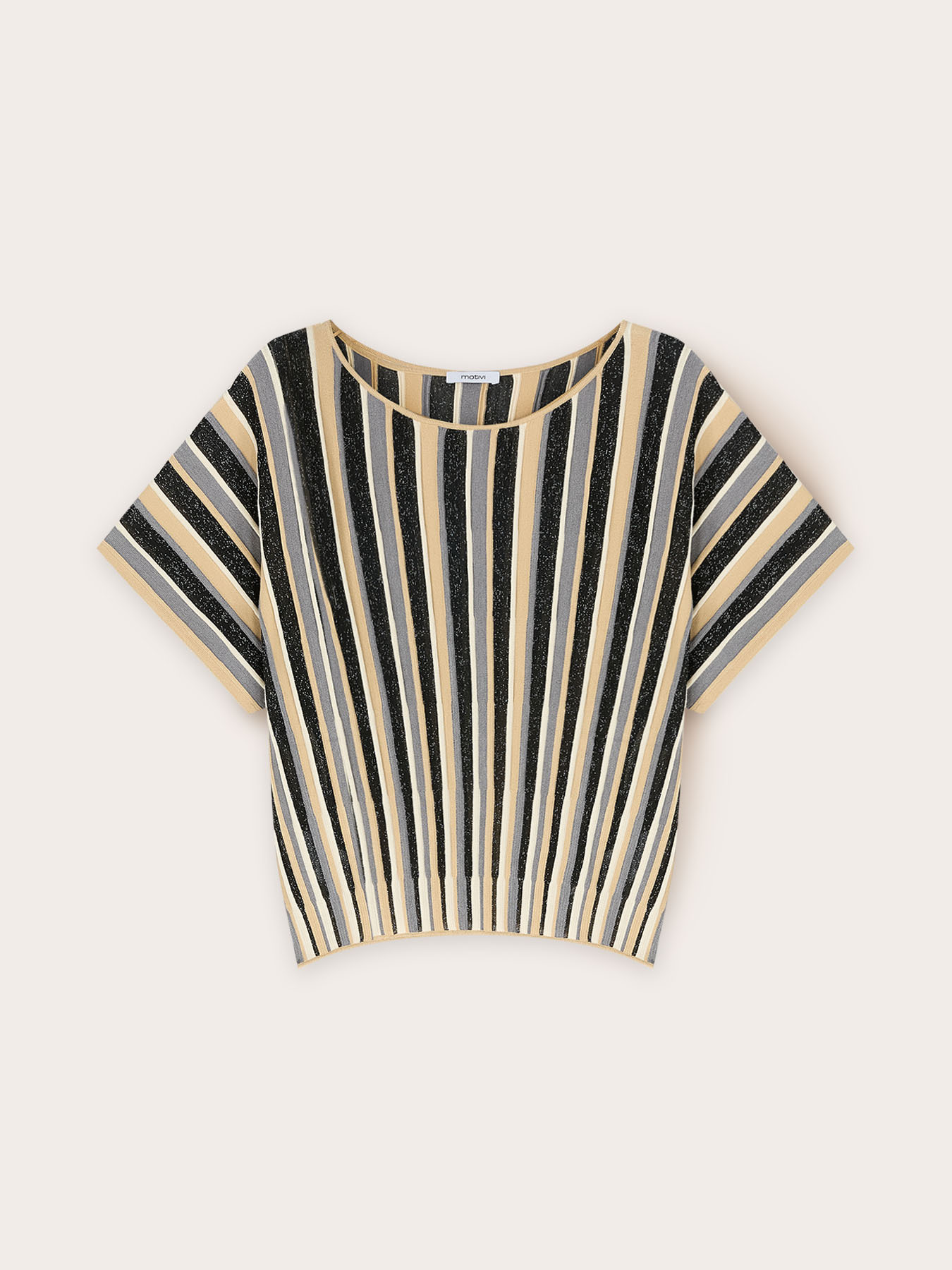 Lurex kimono-style sweater image number 0