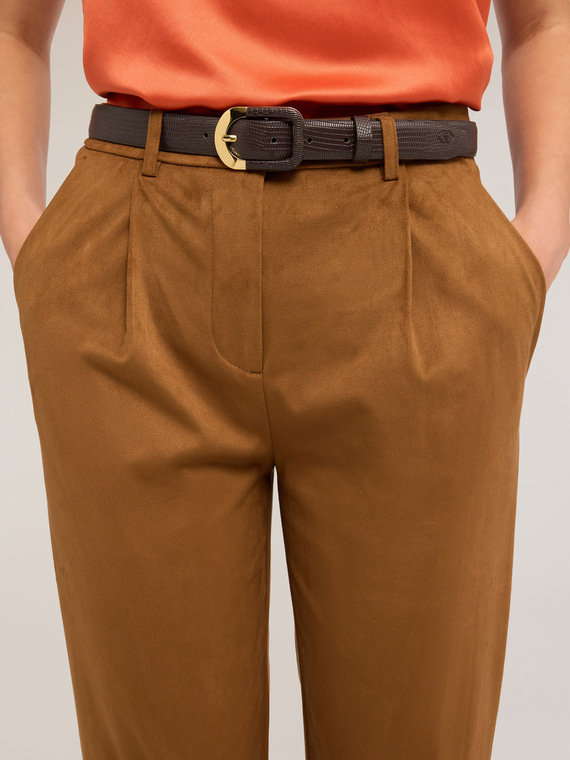 Ceinture avec boucle et insert m&eacute;tallique