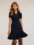 Short ribbed knit dress image number 0