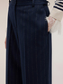 Pantalon palazzo en poly-viscose ray&eacute; lurex image number 3