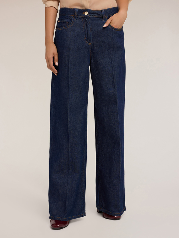 Jeans wide leg slouchy misto TENCEL™ modello Kate