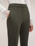 Slim-Fit-Hose aus Milano-Strick image number 3