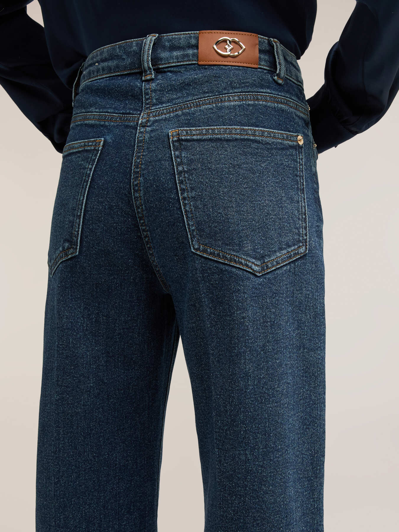 Jean palazzo taille haute image number 3