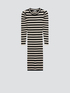 Striped knit dress image number 3