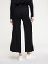 Wide knit trousers with sequins image number 1