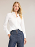 Chemise en popeline avec boutons cach&eacute;s image number 0