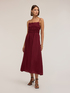 A-Linien-Kleid mit gerafftem Oberteil image number 2