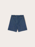 High-waisted denim shorts image number 4