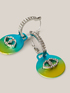 Double Love earrings with round pendant image number 1