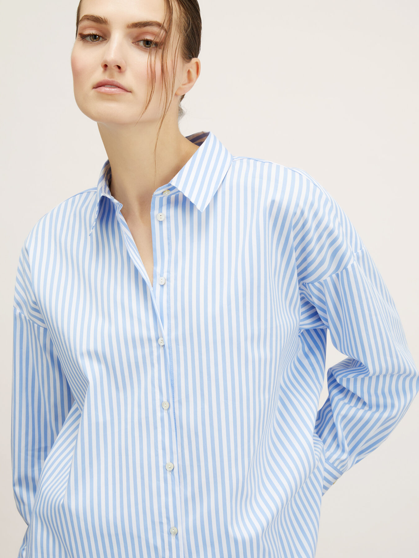 Camicia over a righe image number 2