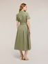Poplin shirtdress with belt image number 1