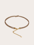 Chain belt with knot and micro crystals image number 1