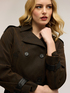 Veste biker en tissu enduit image number 3