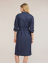Rochie tip cămașă din denim cu curea image number 1