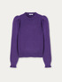 Crew-neck sweater with puff sleeves image number 3