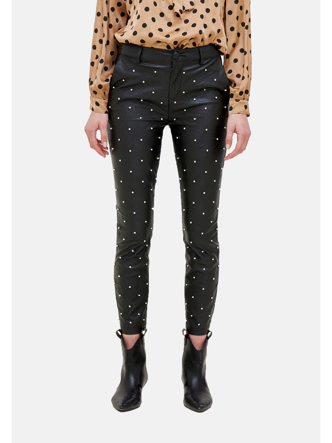 Jeans skinny Pantaloni di pelle per Donna | FASHIOLA.it